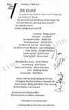 Vienna Opera - Collection of Signed Cast Pages 2001-2016 (Part II)