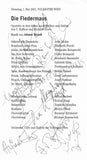 Vienna Opera - Collection of Signed Cast Pages 2001-2016 (Part II)