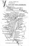 Vienna Opera - Collection of Signed Cast Pages 2001-2016 (Part II)
