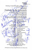 Vienna Opera - Collection of Signed Cast Pages 2001-2016 (Part II)