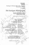 Vienna Opera - Collection of Signed Cast Pages 2001-2016 (Part II)