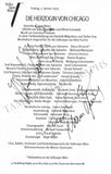 Vienna Opera - Collection of Signed Cast Pages 2001-2016 (Part II)