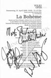 Vienna Opera - Collection of Signed Cast Pages 2001-2016 (Part II)