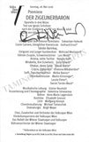 Vienna Opera - Collection of Signed Cast Pages 2001-2016 (Part II)