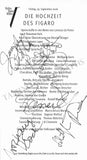 Vienna Opera - Collection of Signed Cast Pages 2001-2016 (Part II)