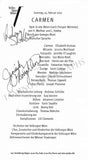 Vienna Opera - Collection of Signed Cast Pages 2001-2016 (Part II)
