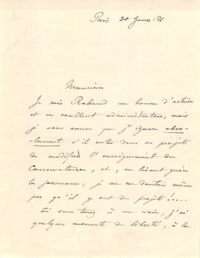 Signed Letter (1921)