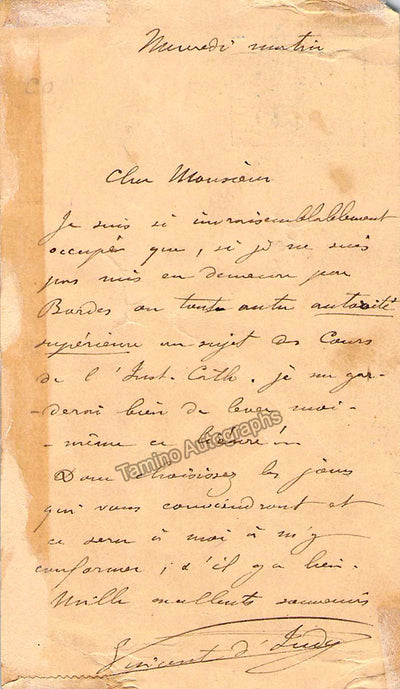 Signed Letter (1900)