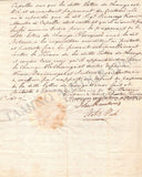 Federici, Vincenzo - Signed Document