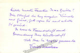 Ursuleac, Viorica - Set of 3 Signed Photos+1 Autograph Letter Signed + 2 Unsigned Photos