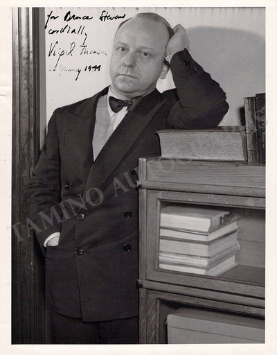 Thomson, Virgil - Signed Photograph 1944