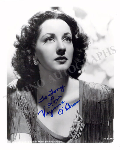 O'Brien, Virginia - Signed Photograph