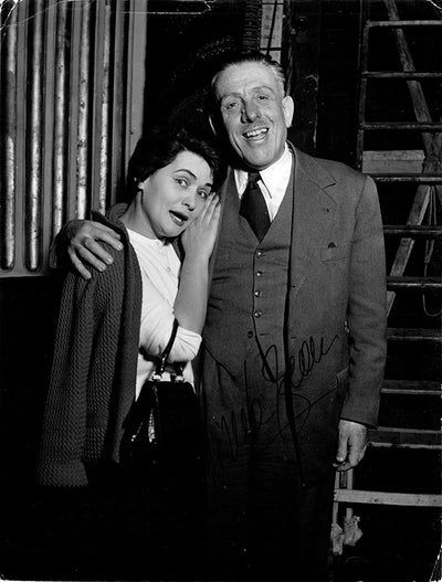 Zeani, Virginia - Signed Photograph with Francois Poulenc