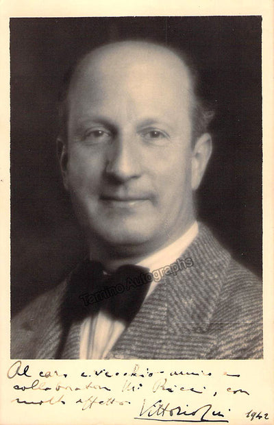 Gui, Vittorio - Signed Photograph 1942