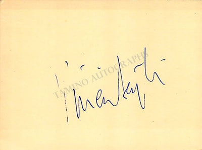 Leigh, Vivien - Signed Card & Photo
