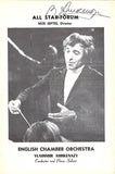 Ashkenazy, Vladimir - Signed Program