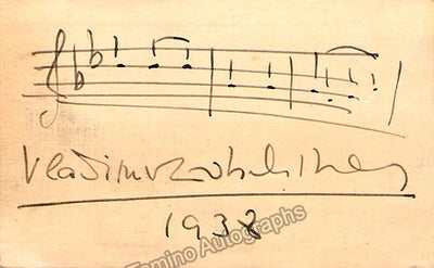 Autograph Music Quote (1938)