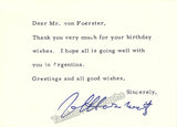 Horowitz, Vladimir - Set of 8 Signed Typed Letters & Notes