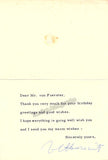 Horowitz, Vladimir - Set of 8 Signed Typed Letters & Notes
