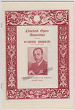 Horowitz, Vladimir - Concert Program Cleveland 1950