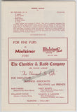 Horowitz, Vladimir - Concert Program Cleveland 1950