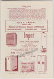 Horowitz, Vladimir - Concert Program Cleveland 1950