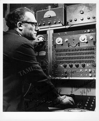 Ussachevsky, Vladimir - Signed Photograph 1968