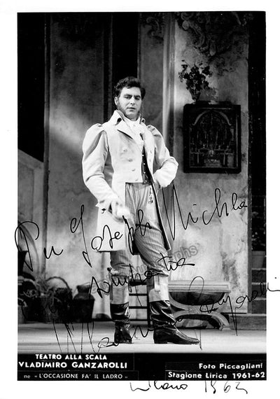 GANZAROLLI, Vladimiro (Various Autographs)