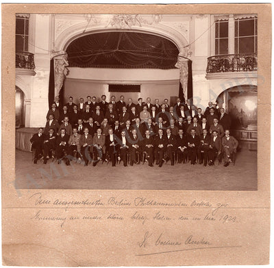 Andreae, Volkmar - Signed Photograph 1923