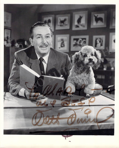 Disney, Walt - Signed photograph
