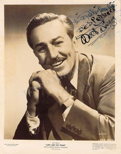 Disney, Walt - Signed Photograph