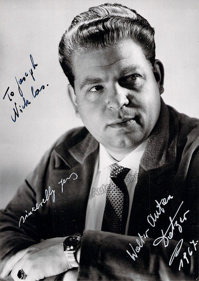 DOTZER, Walter Anton (Various Autographs)