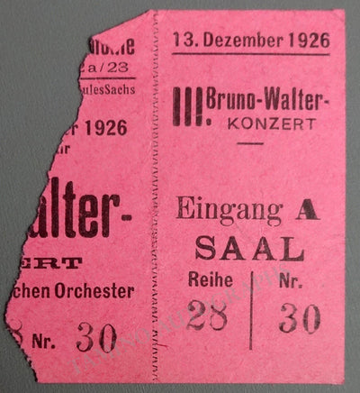 Ticket Stub 1926