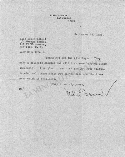 Damrosch, Walter - Autograph Lot Collection