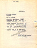 Gieseking, Walter - Autograph Letter Signed 1950