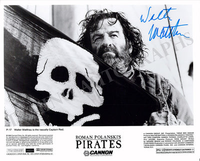 Matthau, Walter - Signed Photograph in "Pirates"