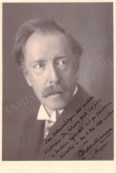 Niemann, Walter - Signed Photograph 1927