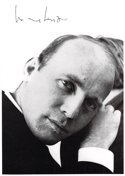 Henze, Hans Werner - Signed Photograph