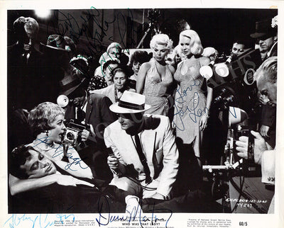 Curtis, Tony - Leigh, Janeth & Others - Signed Photograph in "Who Was That Lady?"