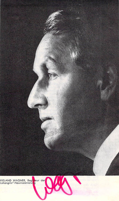 Wagner, Wieland - Signed Photograph