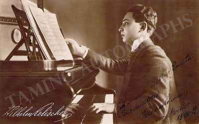 Kolischer, Wilhelm - Signed Photograph 1914