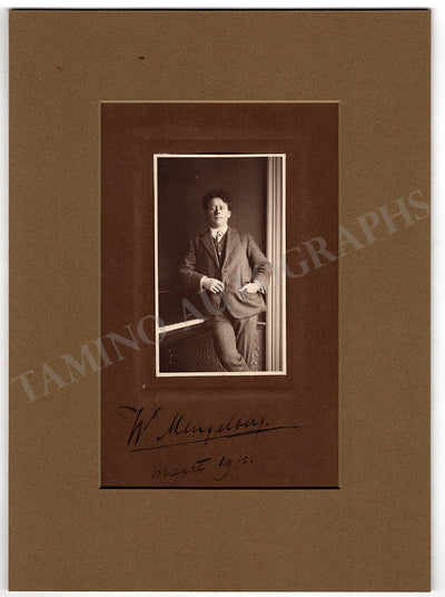 Mengelberg, Willem - Signed Photograph 1910