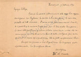 De Haan, Willem - Set of 3 Autograph Letters Signed