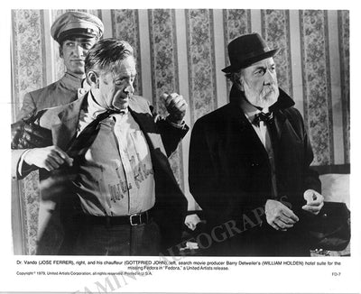 Holden, William - Signed Photograph in "Fedora"