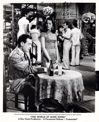 Holden, William - Kwan, Nancy - Signed Photograph in "The World of Suzie Wong"