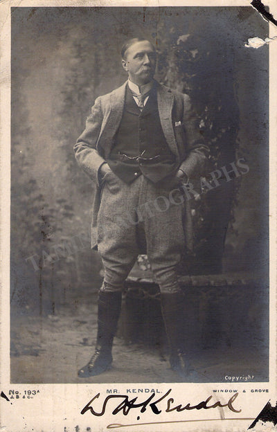 Kendal, William Hunter - Signed Photograph