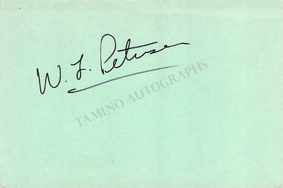 Petersen, William - Signed Card & Photo