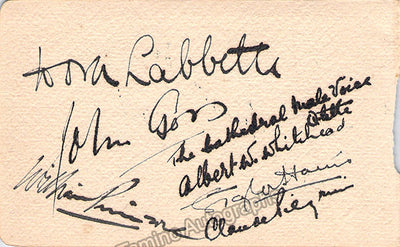 Primrose, William - Labbette, Dora - Signed Album Page
