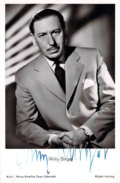 Birgel, Willy - Signed Photograph