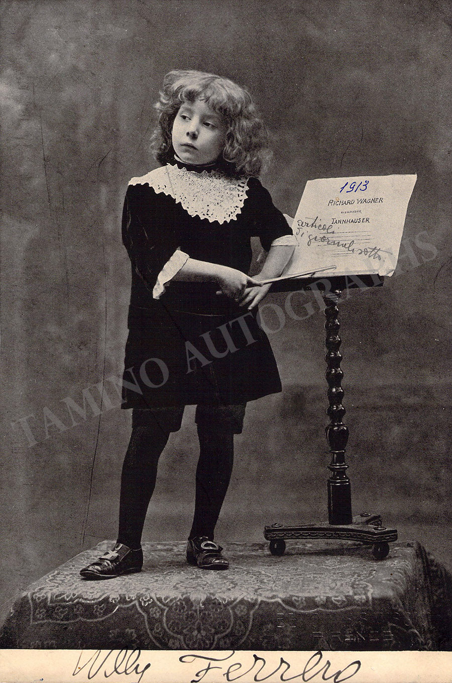 Ferrero, Willy - Autograph Note Signed 1913
